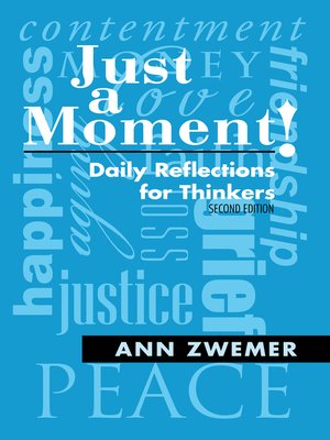 cover image of Just a Moment!